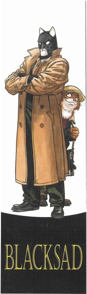 Paper Bookmark Blacksad, John and Weekly (50x170mm)
