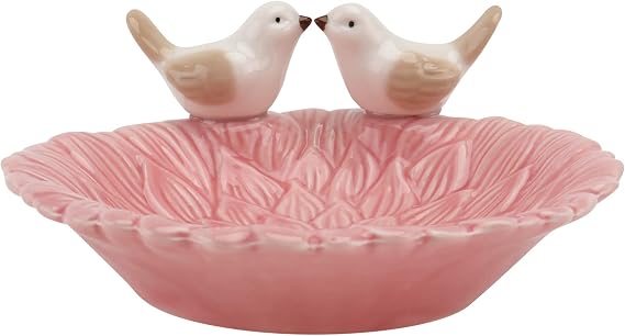 HEALLILY Nordic Style Jewelry Storage Tray 5.03X5.03X2.16In Ceramic Organizer for Rings Earrings Bracelets Home Dressing Table and Store Display