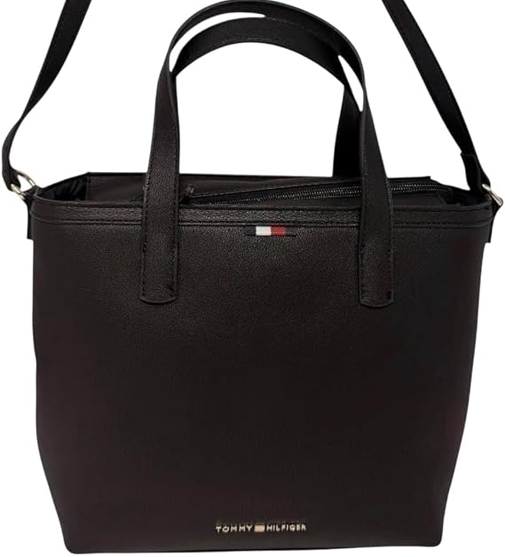 Tommy Hilfiger 女性用 Eleni ブラックサッチェル