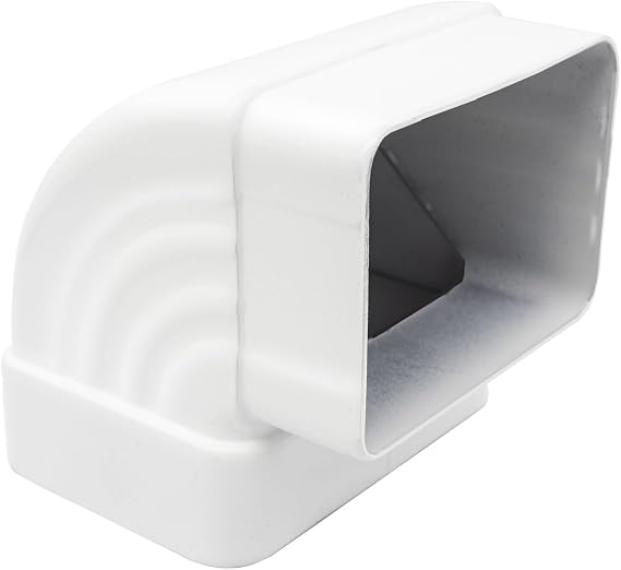 Gutter Elbow 3x4 90 Degree Downspout Elbow Gutter Connector Roofing Gutters Rainwater Drainage 90 Gutter Downspout Extension (Style A, Aluminum, 3x4)