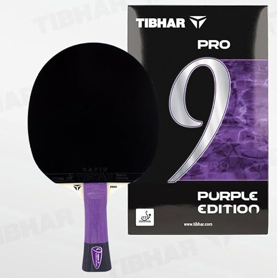 Tibhar Pro Purple Edition Table Tennis Bat - TT Bat with ITTF Approval