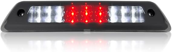 RECON - Fits 2009-2014 F150 Smoked Black LED 3rd Brake Light Kit with White Cargo Lights in Smoked Lens