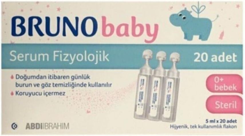 Bruno Serum Fizyolojik 5 ml X 20 Flakon