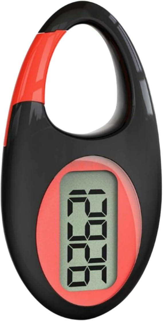 Wakowise Pedometer, One Button Simple Step Counter