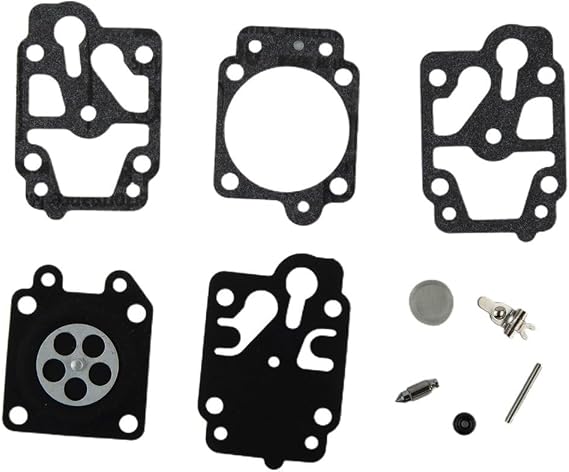 Carburetor Service Kit with Diaphragm Parts for Honda GX25 GX35 Engines Used in ULT425 UMS425 UMK425 String Trimmers and Cutters