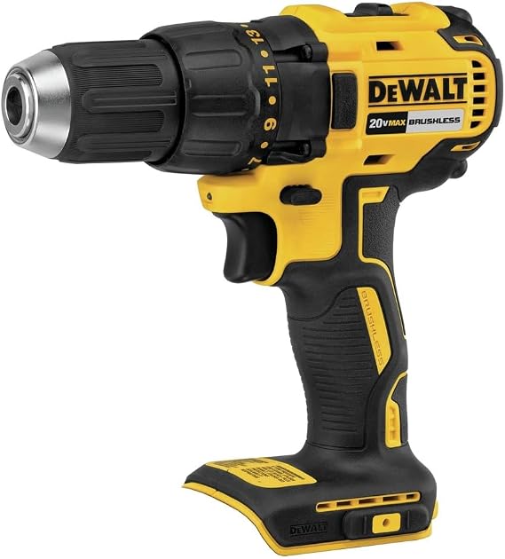 DEWALT 20V MAX* Cordless Drill, 1/2-Inch, Tool Only (DCD777B)
