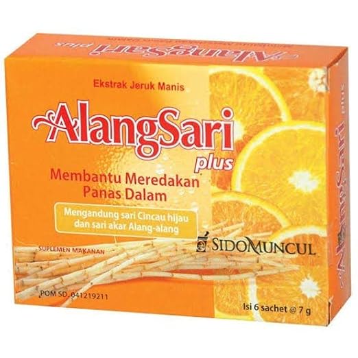 Alang Sari Plus Jeruk Manis (Sweet Orange) 6-ct (5 Boxes)