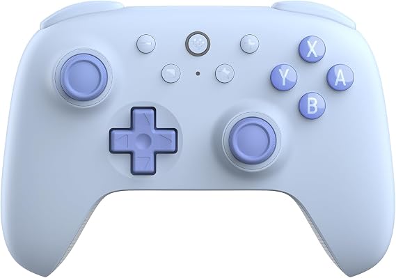 8BitDo Ultimate 2C Bluetooth コントローラーSwitch/Switch 2 用、 6軸モーションコントロール、ランブル バイブレーション、改良された D パッドとバンパー、ホール効果ジョイスティックを備えたワイヤレス コントローラー Blue