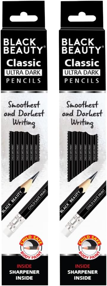 artline Black Beauty Ultra dark Pencil Pack of 2 (2)