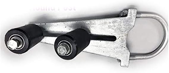 Slide Gate Bottom Roller Guide Assembly (for 4" Round Post)