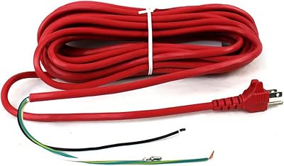 35-Foot Replacement Vacuum Power Cord for Oreck Upright XL Vacuum Cleaners with Handle Mount, 3-Prong 183 Heavy-Duty Cord for Commercial and Home Use