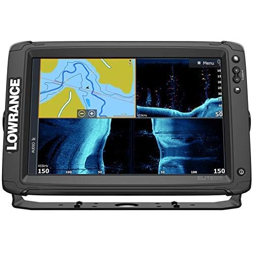 Elite-12 Ti2-12-inch Fish Finder no Transducer Model Wireless Networking, Real-Time Map Creation Preloaded C-MAP US Inland Mapping ...