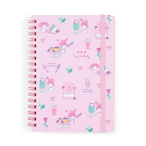 Sanrio (SANRIO) B6 Ring Notebook, My Melody, My Melody, my melody, 7.2 x 5.3 x 0.6 inches (18.2 x 13.5 x 1.5 cm), Character, 092045