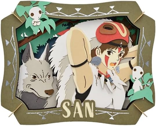 Ensky - Princess Mononoke - San, Paper Theater Craft