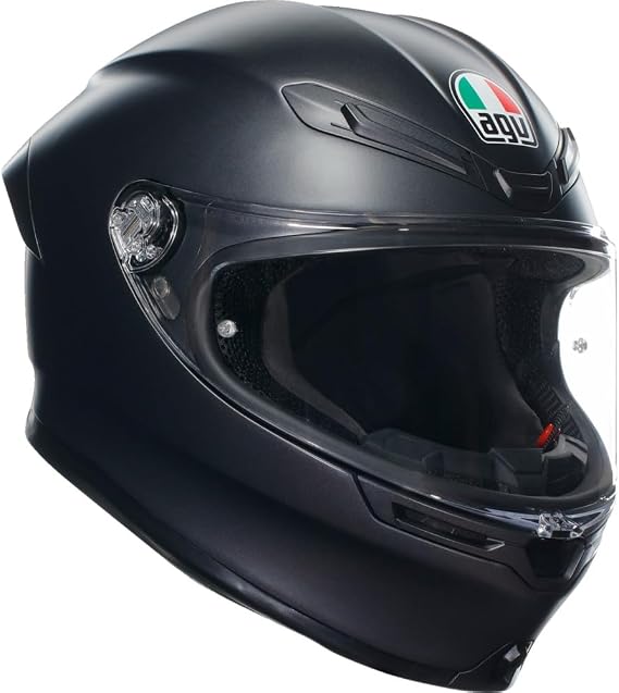 AGV K6 S Solid Motorcycle Helmet Matte Black XS