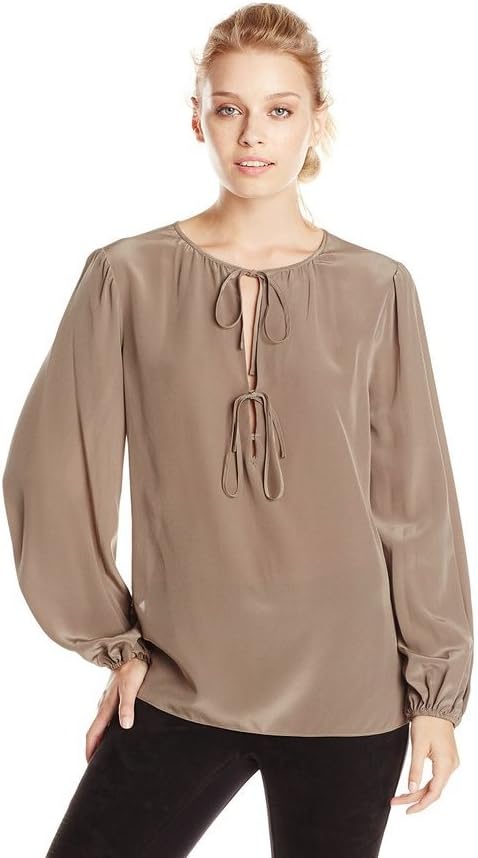 BCBGMAXAZRIA Women's Evanna Peasant Blouse