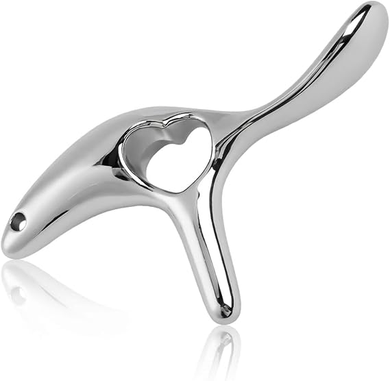 Trigger Point Massage Tool,Stainless Steel Gua Sha Triangle,Deep Tissue Muscle Scraper for Neck,Shoulders,Back, Ergonomic Acupressure Massager for Home,Gym,Travel
