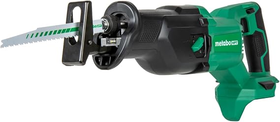 Metabo HPT 18V MultiVolt Cordless Reciprocating Saw, LED, CR18DBQ4