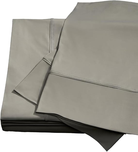 SHEEX Midnight Label Cooling Sheet Set, Queen, Stone