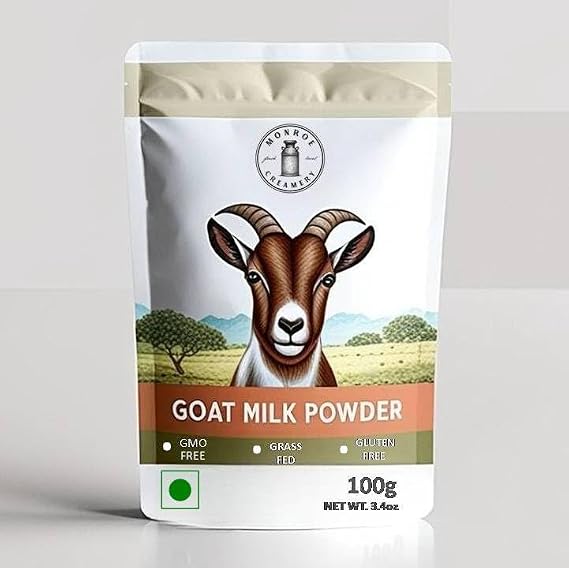 Magichood 100% PURE NATURAL Dried Goat Milk Powder | 100gm (3.4 Oz) Pack |