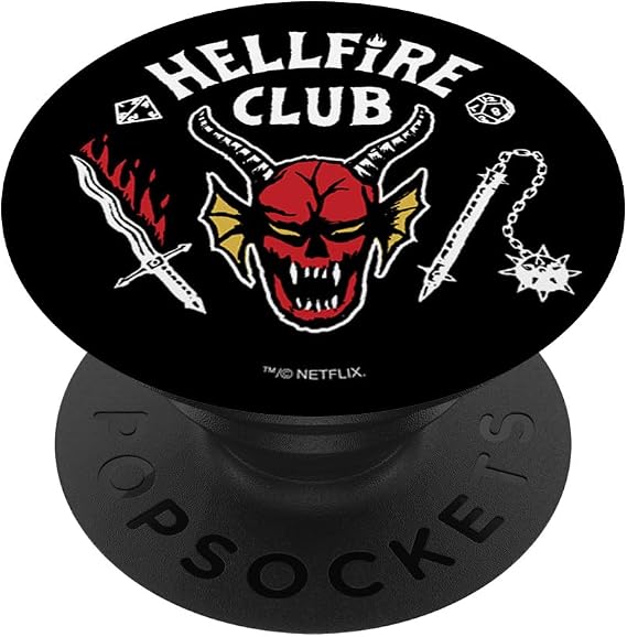 Stranger Things Hellfire Club Logo PopSockets Adhesive PopGrip