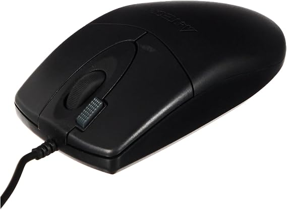 A4 Tech Op-620D, USB Optik Mouse, 2X Buton, 4 Yönlü Scroll, Siyah