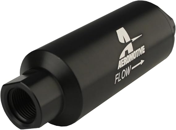 Aeromotive 100 Micron Inline Fuel Filter - Marine Fuel Filter - 12309