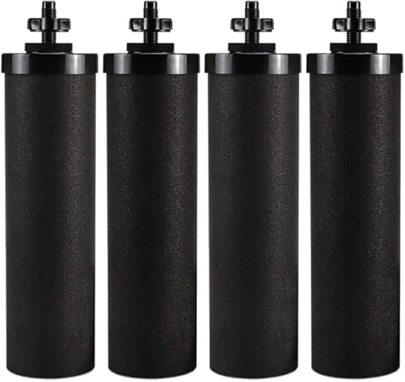 4 pcs Water Filters Replacement for Black Berkey BB9-2 Purification Elements NEW