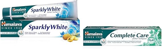 Himalayan Complete Care and Sparkling Whiteness Toothpaste Set (2x75ml)