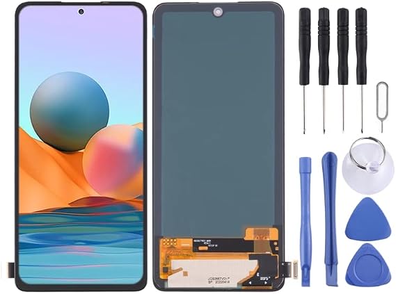 Mobile Screen Replacement OLED Material LCD Screen and Digitizer Full Assembly for Xiaomi Redmi Note 10 Pro 4G/Redmi Note 10 Pro India/Redmi Note 10 Pro Max/Redmi Note 11 Pro China/Redmi Note 11 Pro+