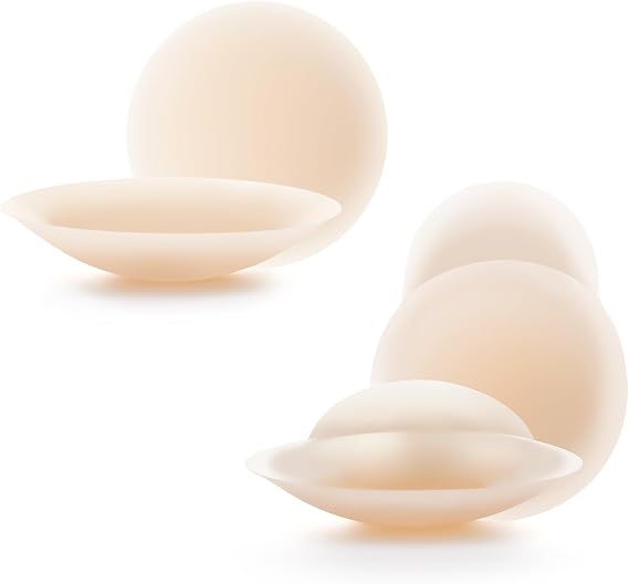 Nippies Skin Adhesive Nipple Covers Added Lift Sticky Breast Petals Bundle - Creme Size 2