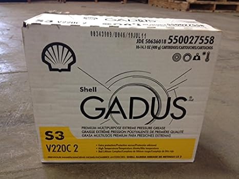 Gadus Shell S3 V220c 1 101 Lb Case