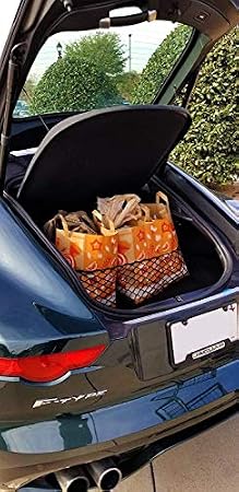 Envelope Style Elastic Trunk Mesh Cargo Net for Jaguar F-Type 2015-2023 - Premium Trunk Organizers and Storage - Luggage Net for Coupe (Only)- Best Car Organizer for Jaguar F Type