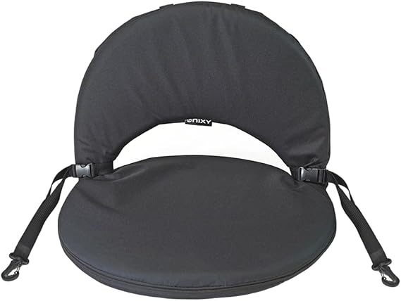 NIXY Foldable SUP Kayak Seat - Comfortable Cushioned Reclining Seat Pocket for storing valuables Thick padding Back support Kayaking Canoeing Rafting Fishing