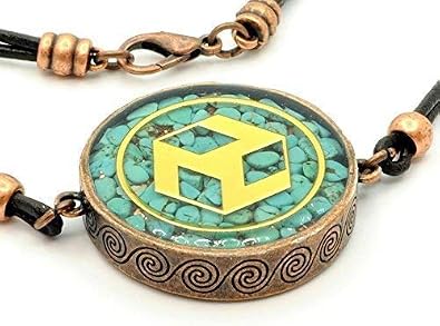Reiki Antahkarana Orgone Pendant with Turquoise