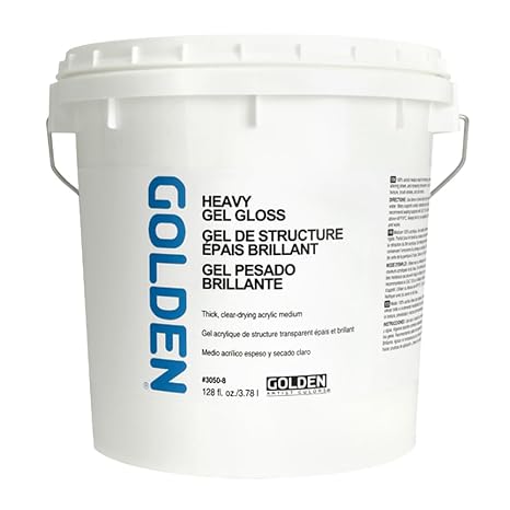 GOLDEN Artist Colors Heavy Gel Gloss, 128 fl. oz. Pail