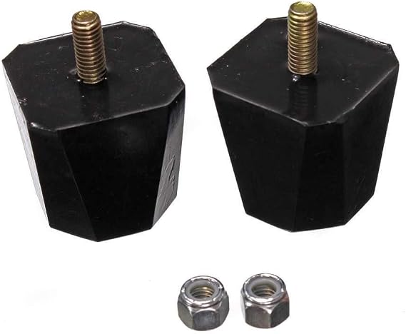 Energy Suspension 9.9136G 2" Tall 2" Square Bump Stop , Black