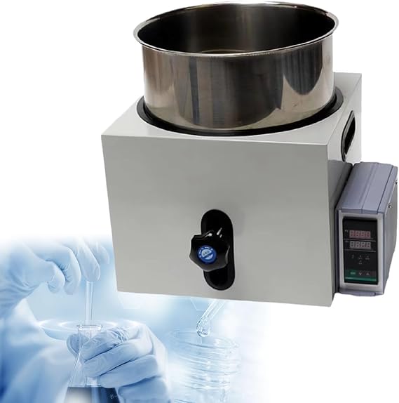 5L Laboratory Oil Water Bath, Digital Lift-Type Heating Devices, with LED Display, PID Intelligent Temperature Control, for Experiments, Chemistry