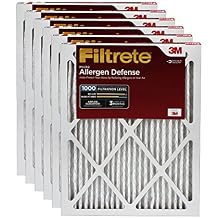 Filtrete 18x18x1, AC Furnace Air Filter, MPR 1000, Micro Allergen Defense, 6-Pack