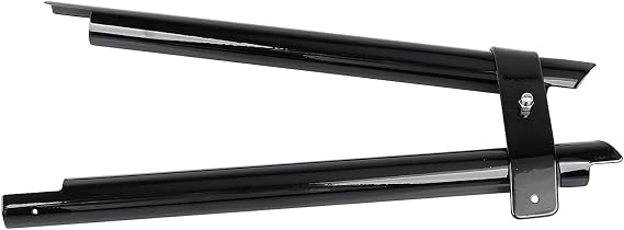 Motorcycle Black Front Frame Down Tube Covers for Harley Softail Fatboy Heritage Springer Deluxe FLSTN FLSTF FLST