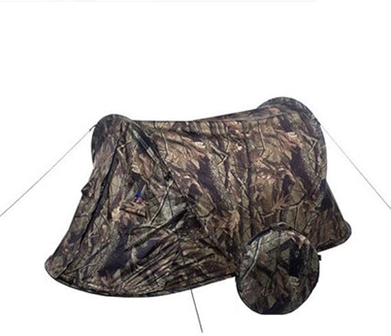 Outdoor Portable Automatic Pop Up Rectangular Camouflage Hiking Camping Fishing Tent Ultralight Waterproof Tent for 2 Person