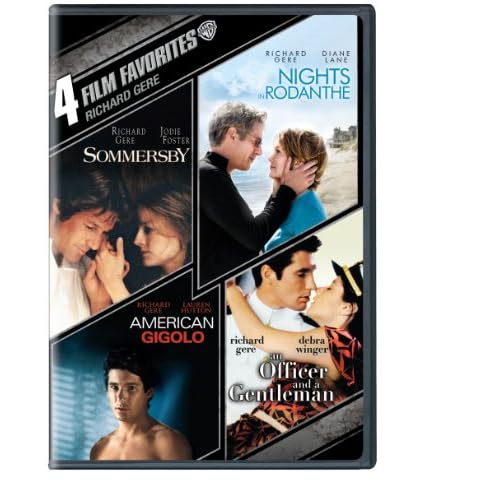 4 Film Favorites: Richard Gere (Sommersby, Nights in Rodanthe, American Gigolo, An Officer and a Gentleman)