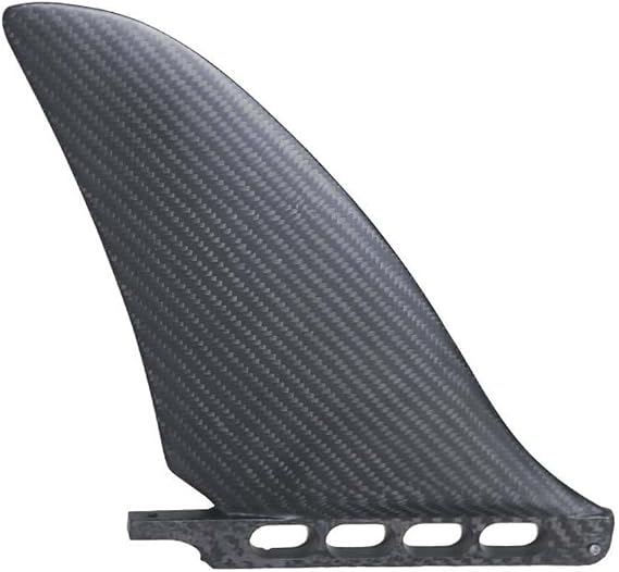 Surfboard Fin Constructed From 100 Percent Carbon Fiber For Compatibility With Standard US Fin Boxes Enhanced Tracking Efficiency