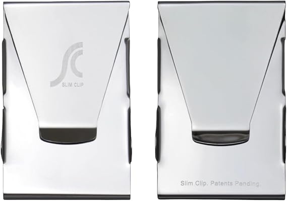 Ontel Slim Card Clip Double-sided Money Clip - 2 Clips