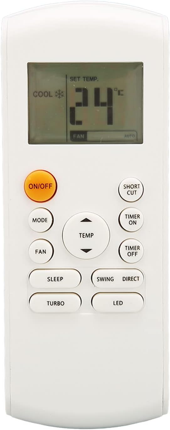 Replacement Air Conditioner Remote Control, Universal Air Conditioning Remote Controller for Carrier, for MrCool, for FRIMEC, for OLIMPIA SPLENDID, for ECOXTOSHIBA. for all R57 series and all RG57
