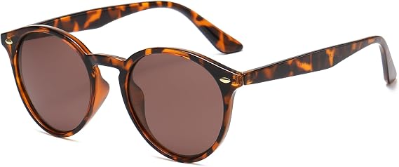 Round Polarized Sunglasses Women Men Retro Designer Style Shades