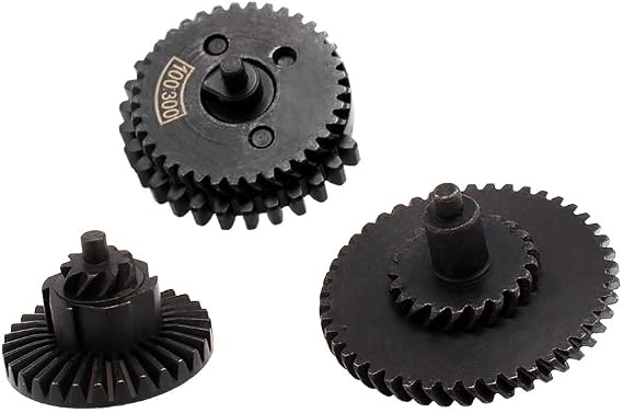 GERRIT Motor Pinion Gear Gear Set for 9:1 13:1 16:1 18:1 32:1 100:200 100:300 High Speed Gear Set Accessories for Ver.2/3 AEG Gel Blaster Gearbox (Size : Gear Set 100 200) (Size : Gear Set 9)
