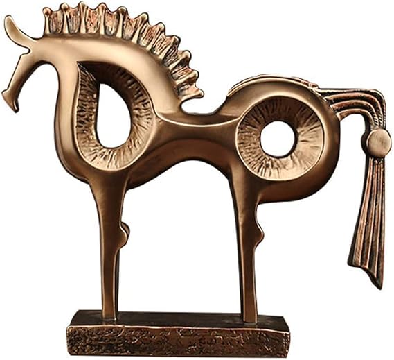 Garden Ornaments Decor Statue Outdoor,Statue Stunning Garden Ornament Sculpture Horse Statue Ornaments Animal Abstract Sculpture Resin Figure for Home Decoration Accessories Gifts Crafts