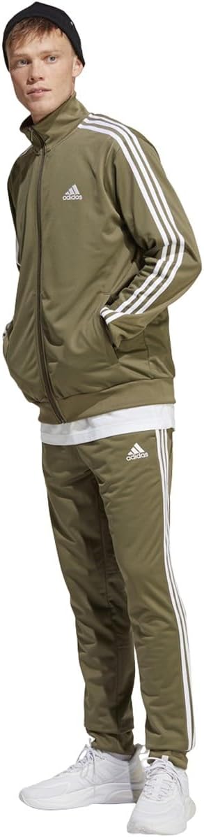 adidas Men's Sportswear Basic 3-stripes Tricot Track Suit