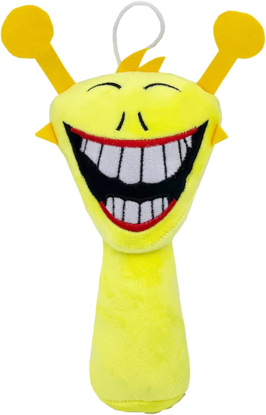Sprunki Plushies Merch,Sprunki Plush Toys,Soft Stuffed Animal Pillow Figure Doll Christmas Birthday Gifts for Adult Kids Yellow-A